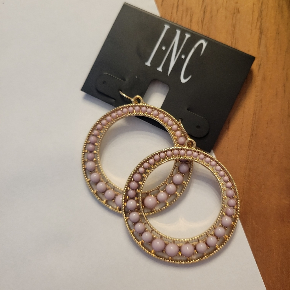 INC NWT hoops lavender and goodtone - Picture 2 of 4